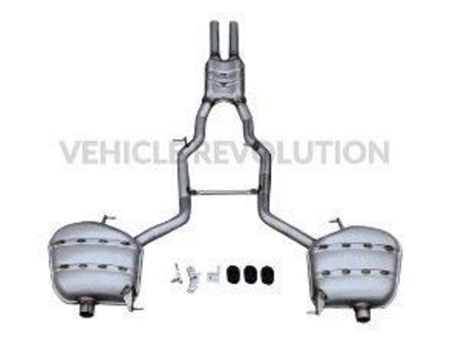 BMW 5-Series F18 M-Tech 2010+ 535 Style Cat-Back System Dual Muffler Outlet 2014-2015