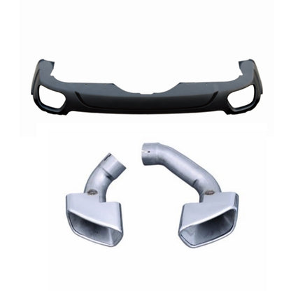 BMW X5 F15 M Sport Rear Diffuser Valance With Exhaust Tips 2014 - 2017