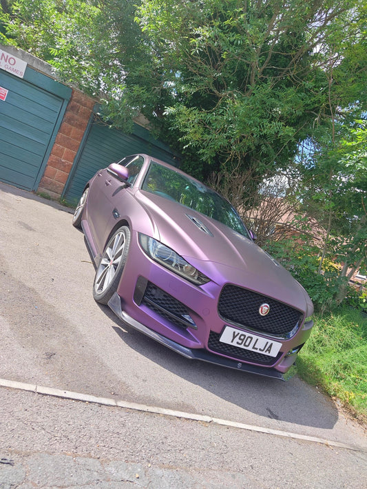 Jaguar XE Front Splitter Sport Carbon Fibre 2016 2017 2018 2019