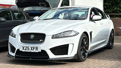 Jaguar XFRS Front Bumper Lip Splitter Carbon Fibre 2012 2013 2014 2015