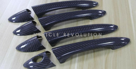 Hyundai Sonata 8Th Dry Carbon Fiber Decorative Exterior Door Handle Covers 2014 - 2017