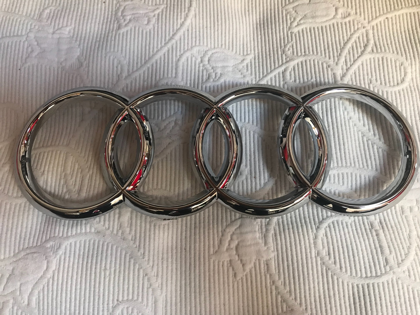 Audi A5 S5 RS5 Black Grille Black Frame Chrome Rings 2013 2014 2015