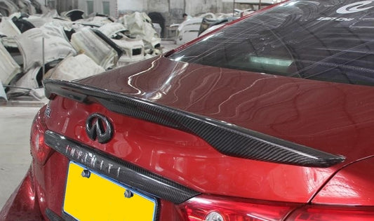 Infiniti Q50 OEM Style Carbon Rear Spoiler 2014-2017