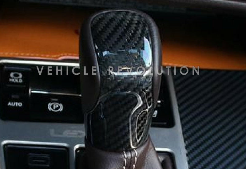 Lexus NX ES RX IS RC Dry Carbon Fiber Decorative Gear Knob Cover 2015 2016 2017