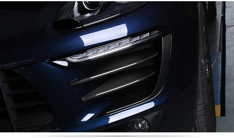 Porsche Macan 95B Carbon Fog Light Frame 2014+