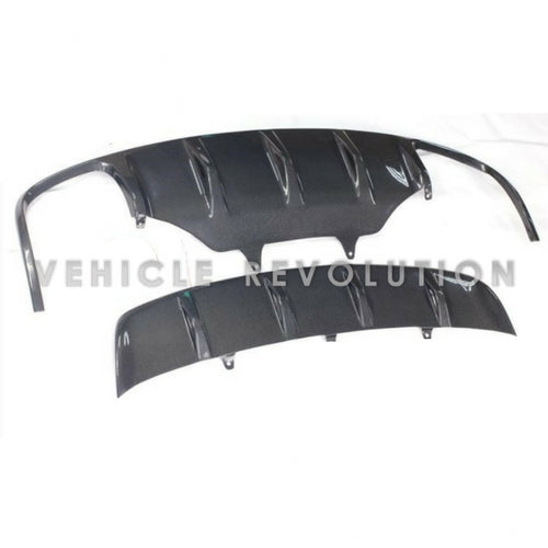 Porsche Macan 95B Carbon Front Lip And Rear Diffuser 2014+