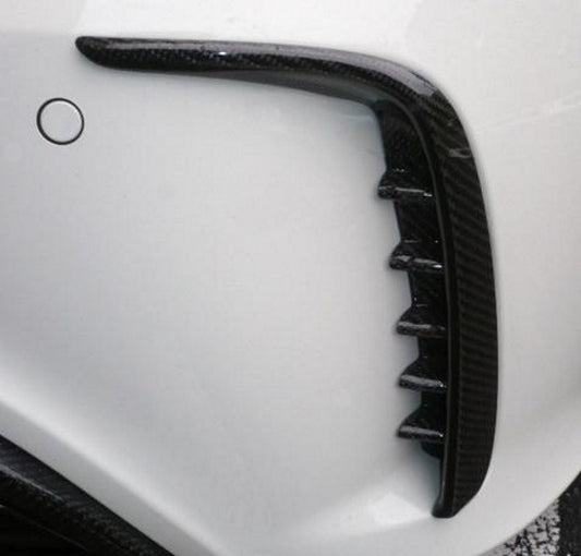 Mercedes-Benz A45 Carbon Fiber Rear Bumper Trim Brabus Style 2014-2017