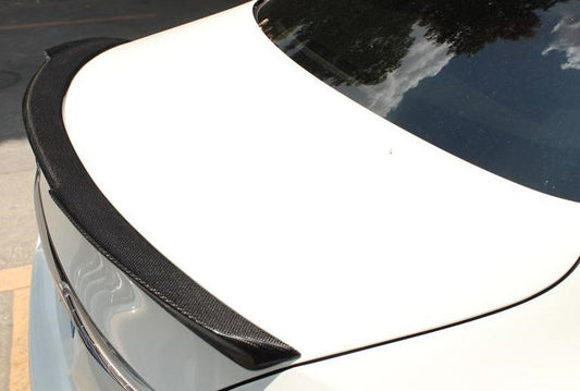 Mercedes-Benz W205 4 Door Sedan Carbon Rear Trunk Boot  Wing Spoiler V Style 2015-2017