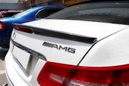 Mercedes-Benz W207 AMG Style Dry Carbon Fiber Gloss Black Rear Spoiler 2010-2016