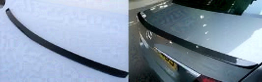 Mercedes-Benz W212 AMG Style Dry Carbon Fiber Gloss Black Rear Spoiler 2010-2016