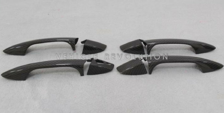 Mercedes W204 W212 W218 W207 Dry Carbon Fiber Exterior Door Handle Covers 2016+
