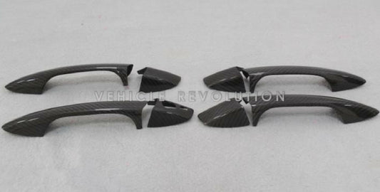 Mercedes W204 W212 W218 W207 Dry Carbon Fiber Exterior Door Handle Covers 2016+