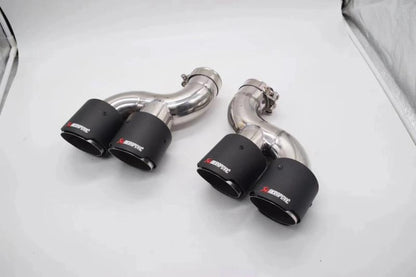 Jaguar F Pace LM Style Rear Carbon Fibre Quad Tips Carbon Fibre Valance Diffuser Bumper Upgrade 2015 2016 2017 2018 2019 2020