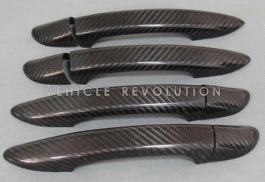 VW CC Dry Carbon Fiber Decorative Exterior Fiber Door Handle Covers 2010- 2017