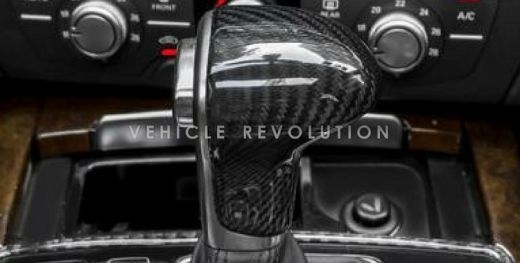 Audi A4 A5 A6 A7 Q5 Dry Carbon Fiber Decorative Gear Knob Cover 2016 2017