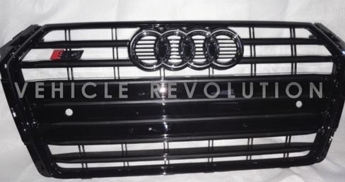 Audi A4 S4  Full Black Style Grille 2015 2016
