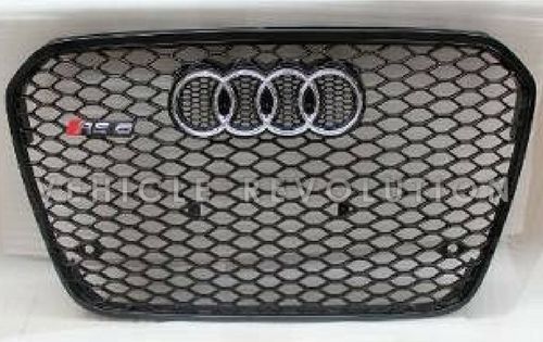 Audi  A6 RS6, Black Grille, Black Frame, Chrome Rings 2013 2014 2015 2016 2017