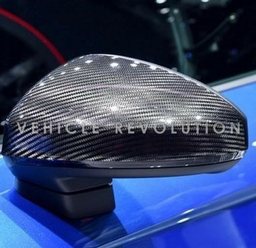 Audi A8 / S8 6 Piece Replacement Carbon Fiber Mirror Cover  Set 2015 2016 2017