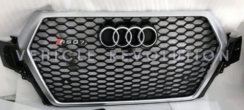 Audi RSQ7  Black Grille, Silver Frame 2015 2016