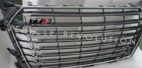 Audi TTS  Grey Grille, Chrome Frame, Without PDC 2013 2014 2015