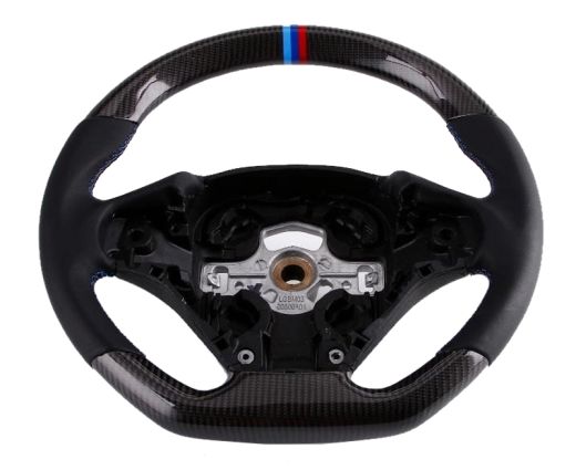 BMW 3 Series (F30/F35) Carbon Black Steering Wheel With Perforated Leather Grip 2013+