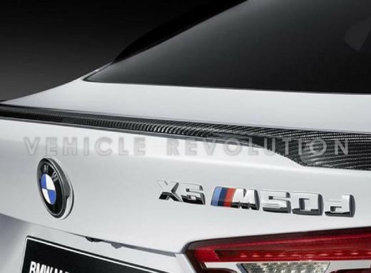 BMW X6 F16 M Performance Style Carbon Rear Spoiler 2014-2017