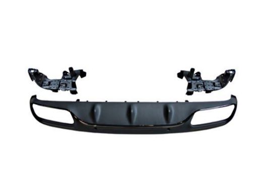 Mercedes Benz C205 C63 AMG COUPE Style Rear Diffuser Valance With Quad Exhaust Tips