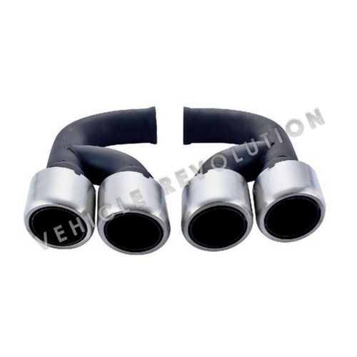 Porsche Cayenne S Style 958 Stainless Steel Exhaust Tips 2010 - 2014