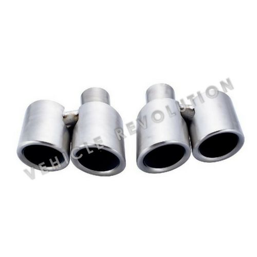 Porsche Panamera GTS Style 970 2010-2013 Double Layer Stainless Steel Exhaust Tips