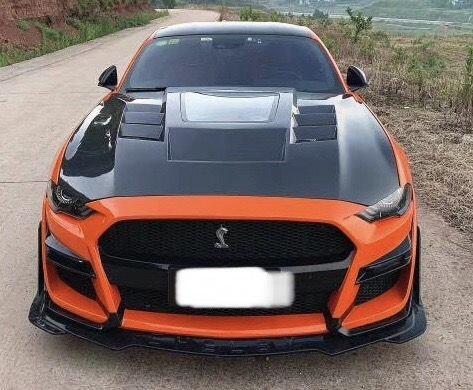 Mustang Carbon Fibre Exhibition Vented Bonnet Hood for all 2015 2016 2017 Ford Mustang models