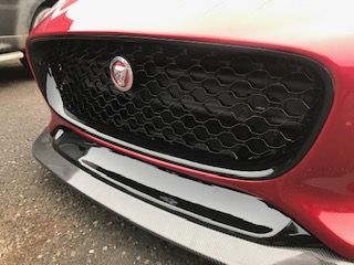 Jaguar F Type Project 7 style gloss black plastic grille for 2012 - 2020 models