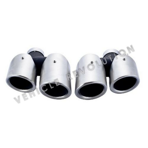 Porsche Macan GTS Style 95B 2014-2016 Single Layer Stainless Steel Exhaust Tips