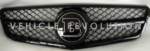 Mercedes-Benz Change To Black Frame Brabus Grille 2013 2014